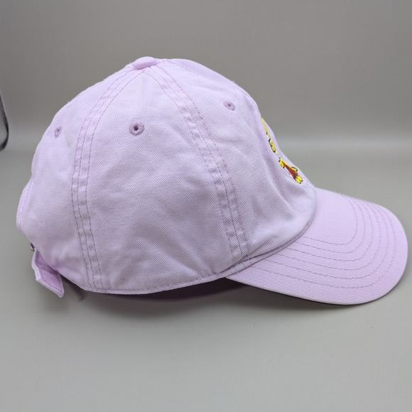 The Simpsons Mad‎ Engine Embroidered Strapback Hat Cap Light Pink - Picture 2 of 7